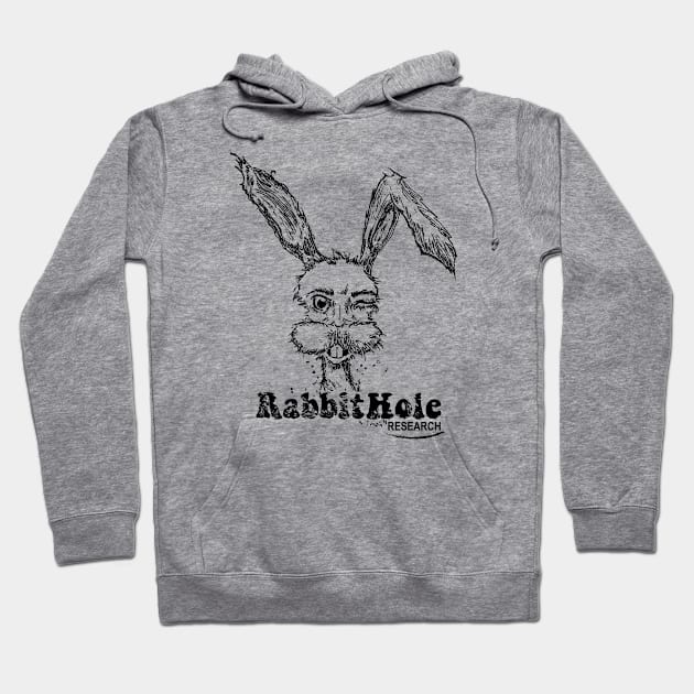 Rabbit Hole Research Hoodie by Sandi Van Winkle_Illustration